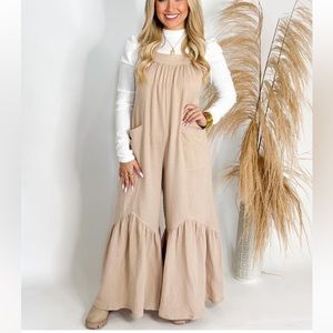 Tan Jumpsuit